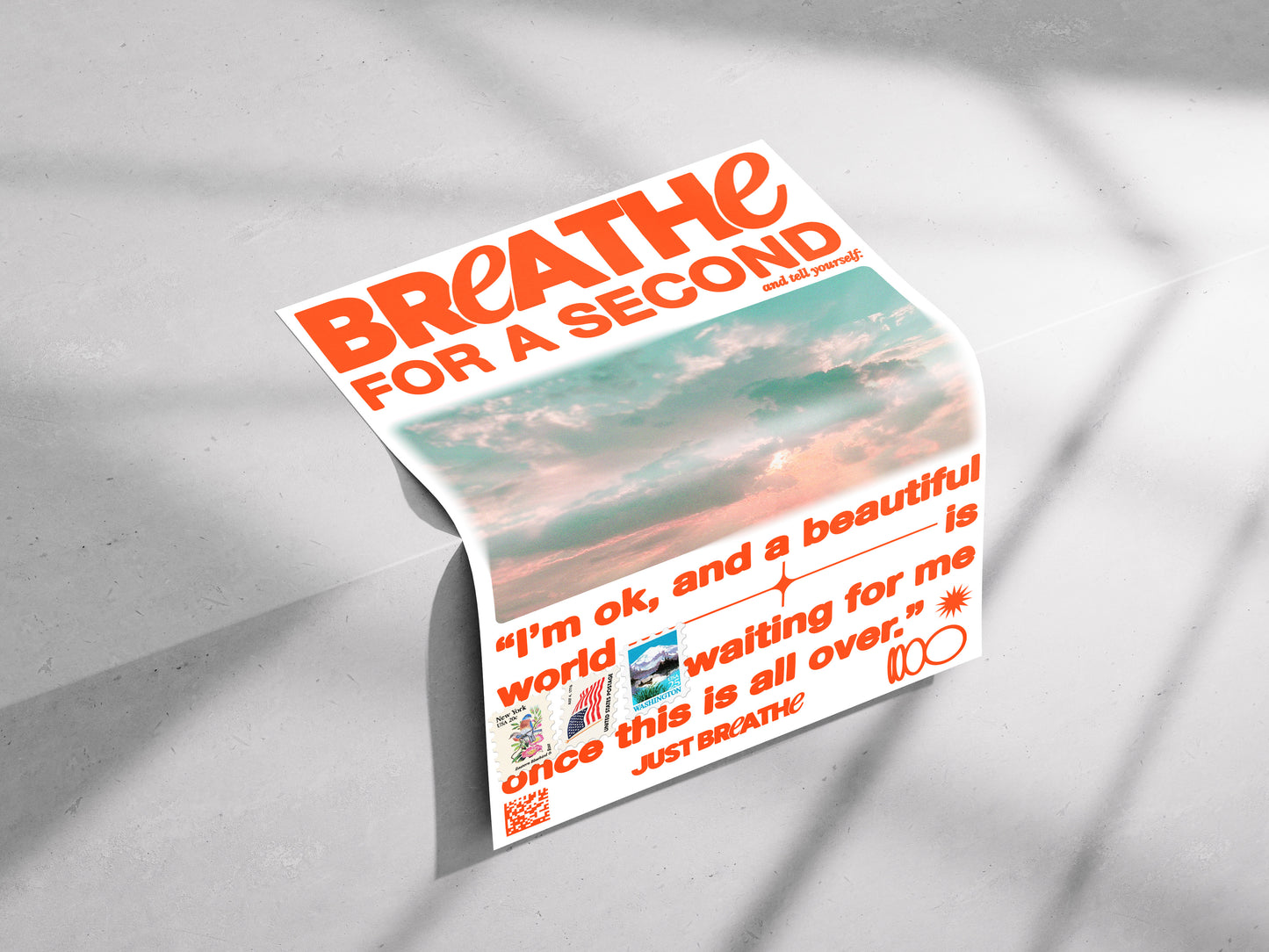 Breathe Poster Print