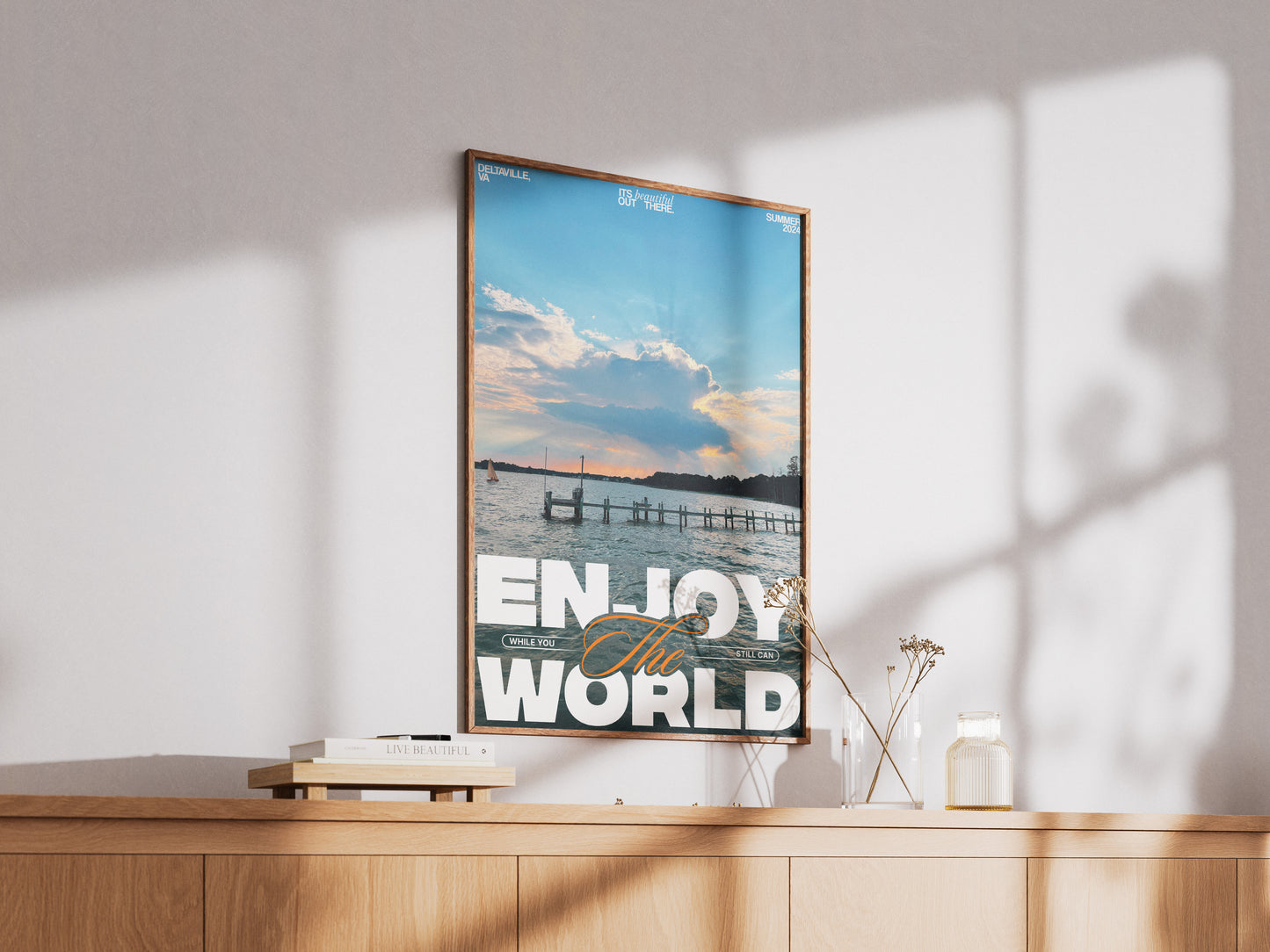 Enjoy The World Poster Print