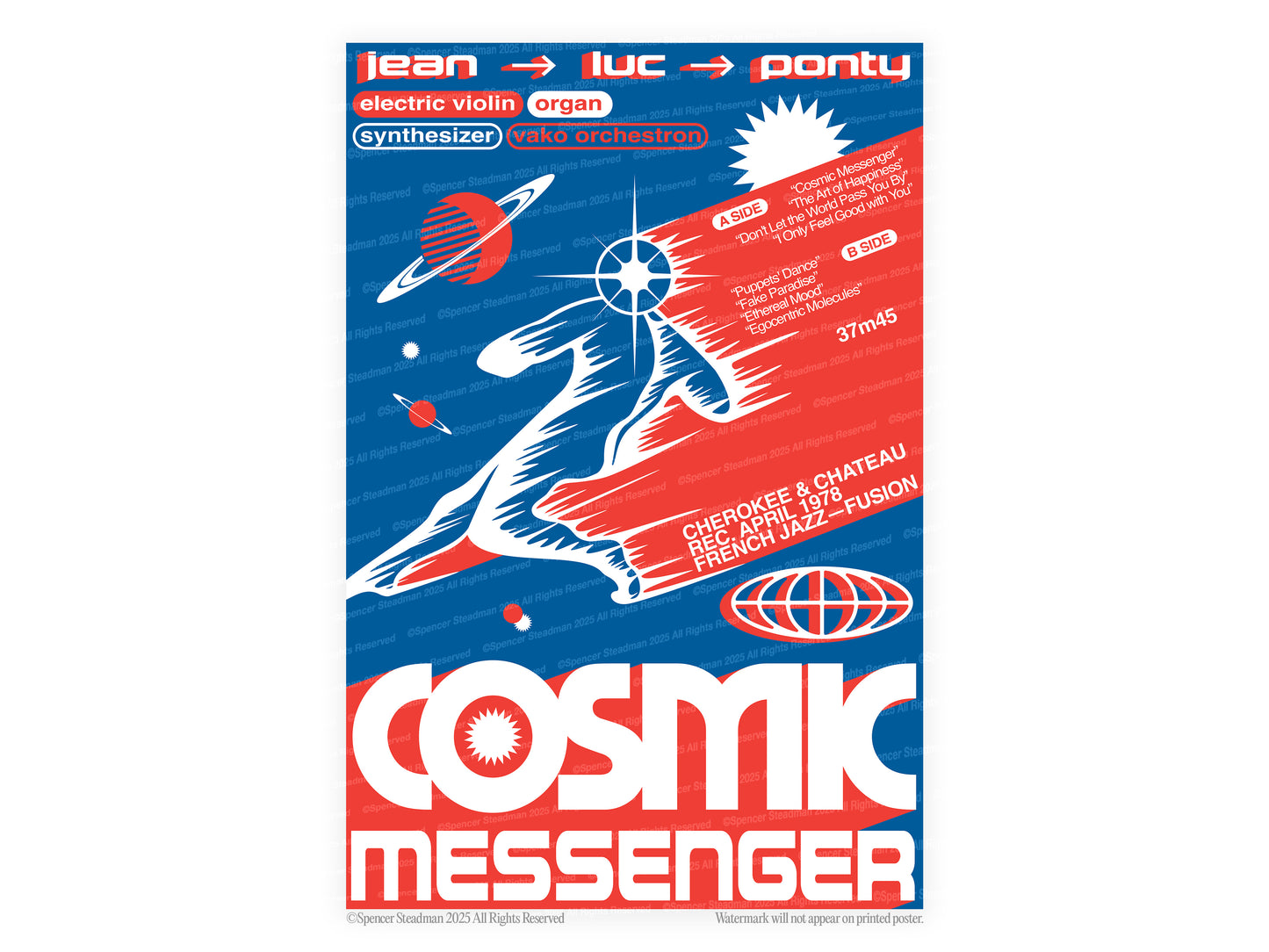 [c] Cosmic Messenger Poster Print