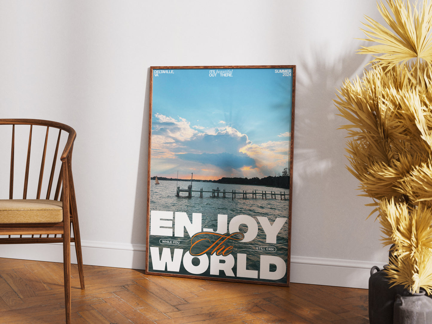 Enjoy The World Poster Print