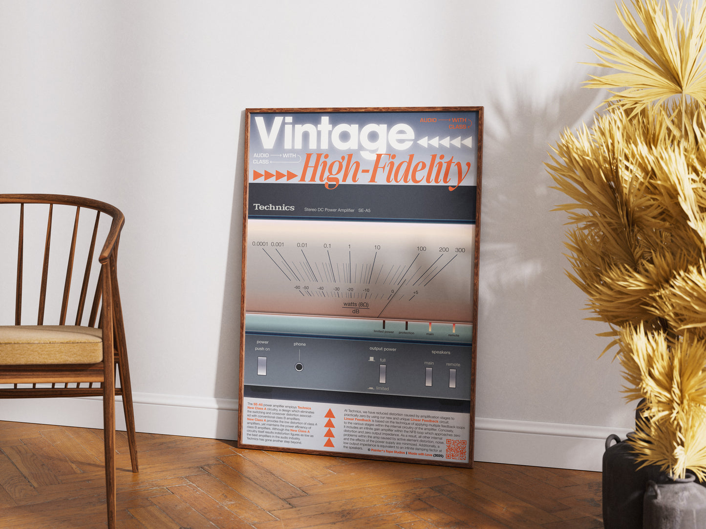 [c] Technics SE-A5 Poster Print