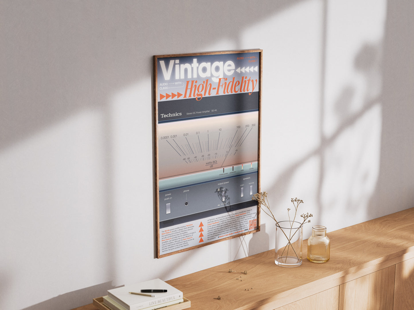 [c] Technics SE-A5 Poster Print