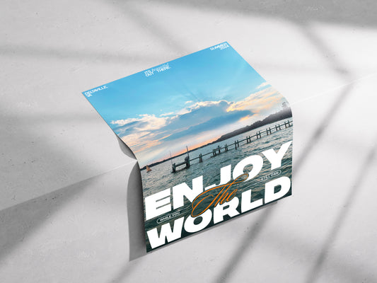 [d] Enjoy The World Poster Print