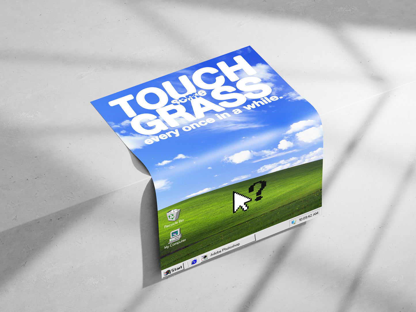 [c] Touch Some Grass Poster Print