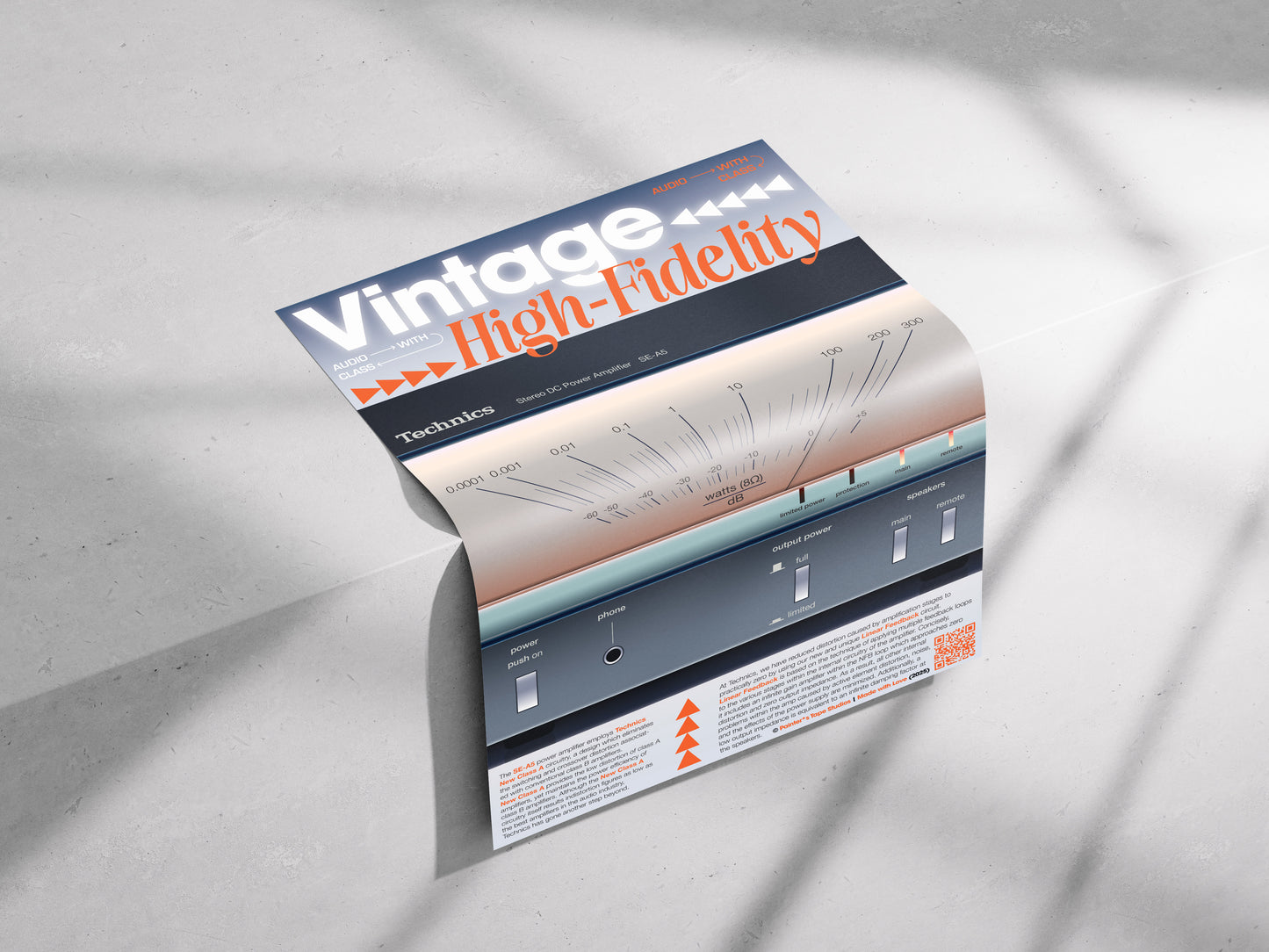 [c] Technics SE-A5 Poster Print