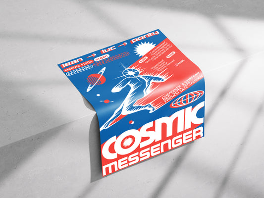 [c] Cosmic Messenger Poster Print